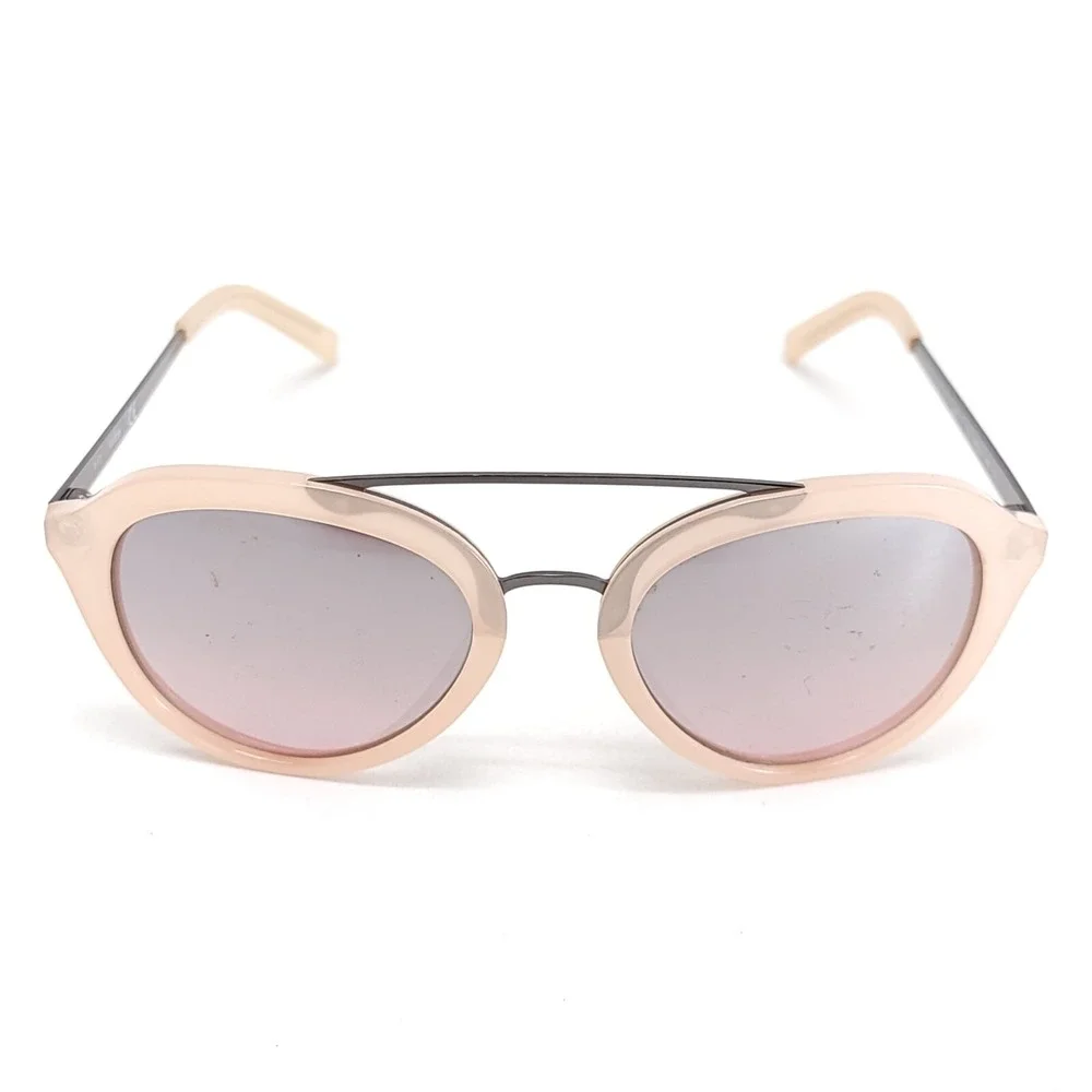 GUESS GF0310 Pink/Pink Gunmetal Womens Sunglasses Metal Plastic Mirror Lense‎